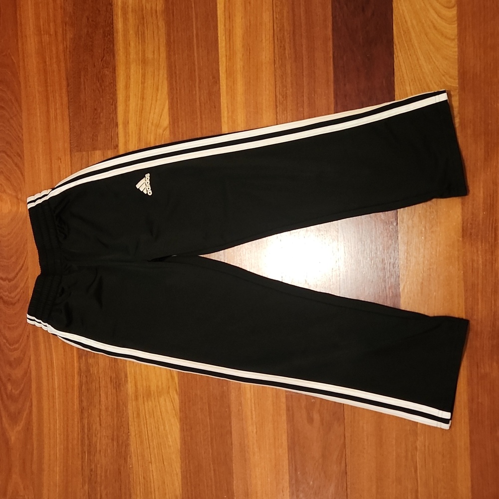 Adidas Black Athletic Pants for Boy Size 8